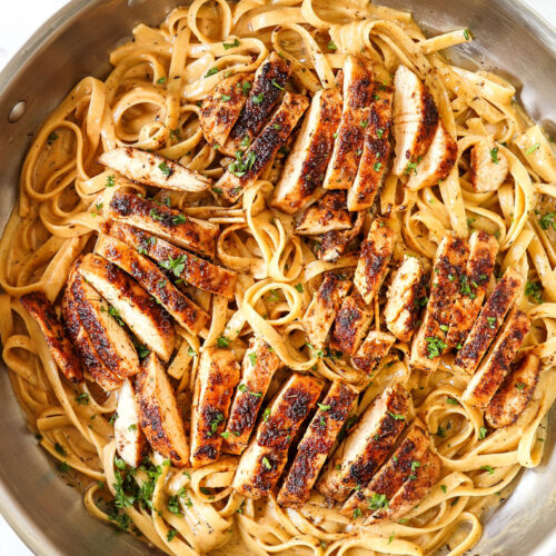 Pasta blackened cajun