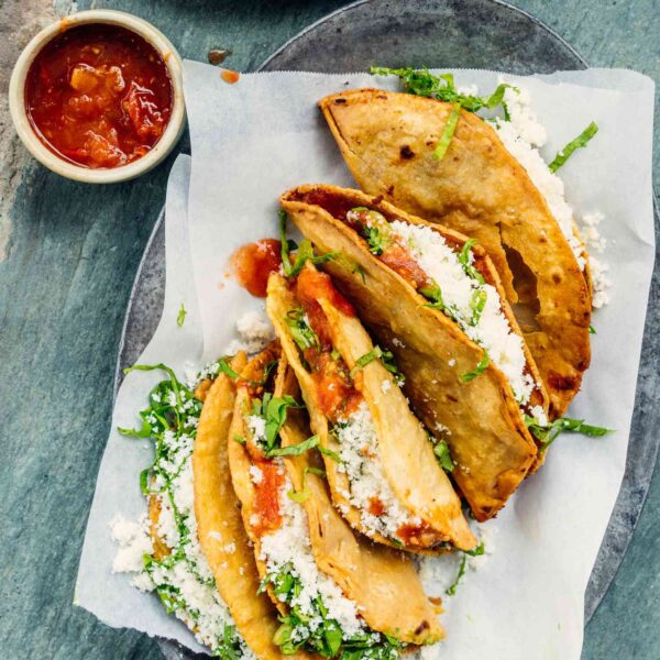 Potato or cheese tacos