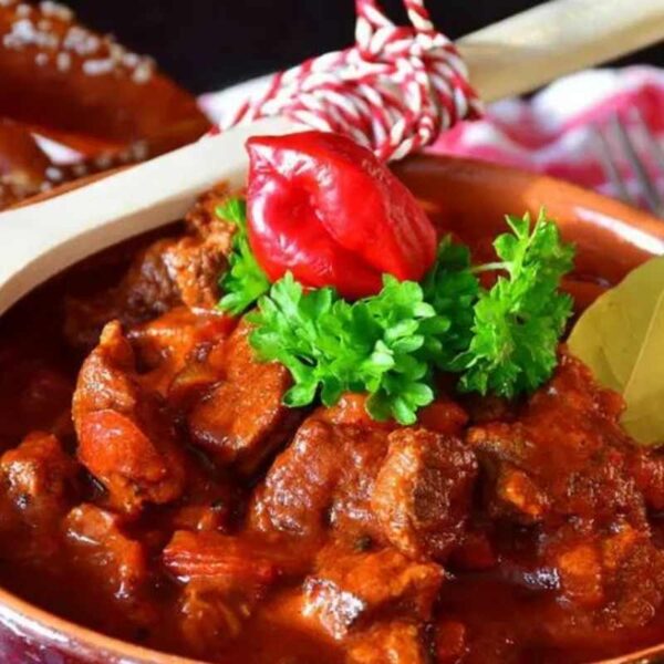 Pork rib in morita pepper sauce